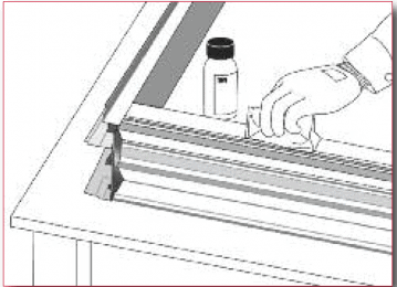 Applying the tape with the Hand Tape Applicator