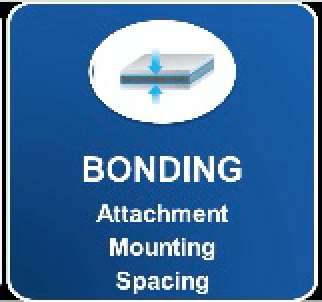bonding attachments mounting spacing